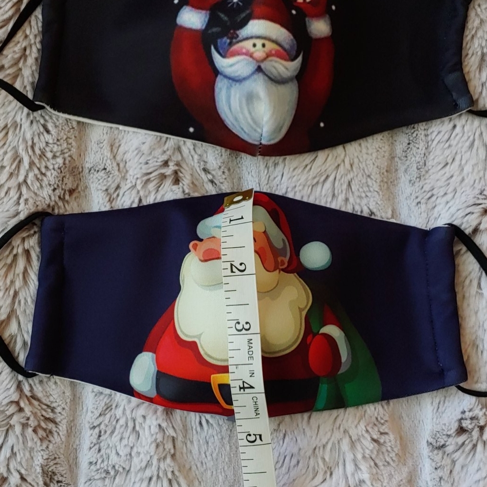 Santa's helper 2-pack Christmas face mask set - Picture 5 of 7